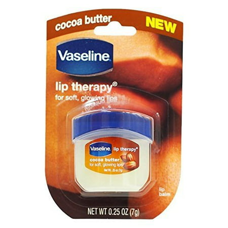 Vaseline Lip Therapy, Cocoa Butter 0.25 oz (Best Lip Therapy For Dry Lips)