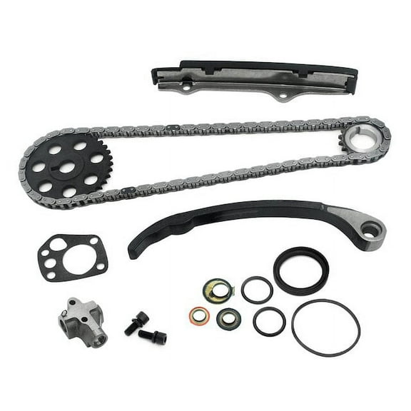 Front Timing Chain Kit - Compatible with 1995 - 1997 Nissan Pickup 2.4L 4-Cylinder SOHC 1996