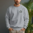 thumbnail image 6 of Men's 330g 100% Cotton Music Skull Pattern Dropped Shoulder Crew Neck Sweatshirt, 6 of 15