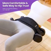 Hip Thrust Belt for Dumbbells Heavy, Booty Belt for Hip Thrust, Slip-Resistant Padding Hip Thrust Belt for Gym or Home Workouts