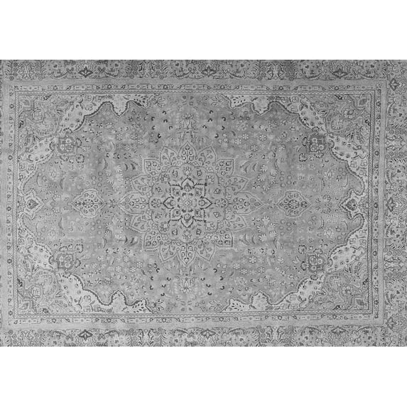 Ahgly Company Indoor Rectangle Persian Gray Traditional Area Rugs, 2' x 4'