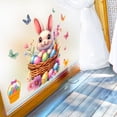 thumbnail image 3 of TIMIFIS Decorative Stickers, Easter Cute Bunny Eggs Wall Decoration Stickers Layout Family Room Stickers Home Decor, 3 of 5