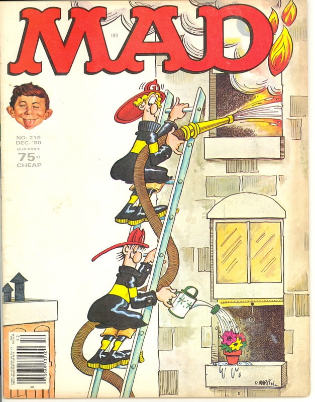 MAD Magazine Vintage Collectible #219 DEC 1980