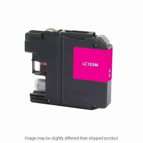 REPL BROTHER LC103 HI YLD MAGENTA INK, COMPATIBLE, 600 yield