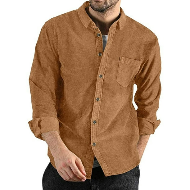 walmart brown long sleeve shirt