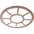 thumbnail image 2 of 38"OD x 13 3/4"ID x 3/8"T Grace Wood Fretwork Pierced Ceiling Medallion, Wood (Paint Grade), 2 of 3