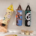 thumbnail image 6 of Dengmore Cotton Bag Holders Garbage Bag Wall Mount Hanging Grocery Dispenser Garbage Bag Organizer Shopping Bag Holder for Home Kitchen Office Grocery Pocket Containers, 6 of 7