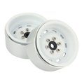 thumbnail image 2 of Piezas de llanta de cubo de rueda Yashi Beadlock 1,9 pulgadas para coche RC Crawler blanco, 2 of 5