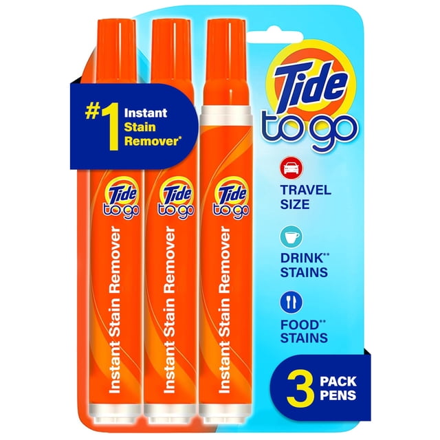 Bolígrafo quitamanchas Tide To Go para ropa, 3 unidades (paquete de 1)
