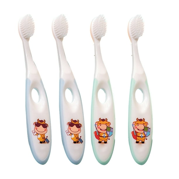 Cepillo de dientes para niños - Cepillos de dientes Cepillos de dientes para niños pequeños de dibujos animados Cepillos de dientes de cerdas para niños