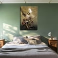 thumbnail image 4 of Saint Michael The Archangel Defeats Satan Poster Office Canvas Classroom Wall Art Modern Living Room Bedroom Art Decoration (Unframed,12×18inch), 4 of 6