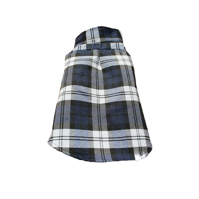 Greeniant Camisa a cuadros para mascotas Suministros para mascotas Camisetas para perros Otoño e invierno Estilo simple Tallas múltiples Cachorros Ropa Ropa para mascotas Azul S Greeniant PT003817-01B
