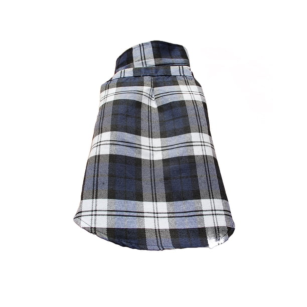 Greeniant Camisa a cuadros para mascotas Suministros para mascotas Camisetas para perros Otoño e invierno Estilo simple Tallas múltiples Cachorros Ropa Ropa para mascotas Azul S Greeniant PT003817-01B