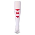thumbnail image 3 of MeMoi Girls "Triple Heart" Cotton-Rich Mini-Ribbed Fashion Sweater Tights - Girls - Female, 14, Blue, 3 of 7