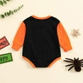 thumbnail image 3 of URMAGIC Baby Boy Girl Halloween Ghost Long Sleeve Oversized Romper,12 Months, 3 of 9