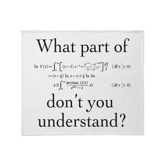 CafePress - What Part Of... Throw Blanket - Soft Fleece Throw Blanket, 50"x60" for All Ages