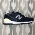 thumbnail image 4 of New Balance 996 M996NCB Mens Navy Leather Limited Edition Shoes Sz 4 MADE IN USA, 4 of 6