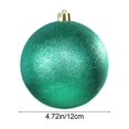 thumbnail image 6 of Ltvvegg Christmas Balls Ornaments, 4.72in Large Christmas Decorations Tree Shatterproof Christmas Ball Ornaments for Wedding Holiday Halloween Party Indoor Outdoor Decor, Green, 6 of 7