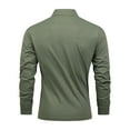thumbnail image 7 of Yaoyar Men's Quick-Dry Active Sports Shirts Quarter Zip Long Sleeve Running Pullover Tops Outdoor Sweatshirt, 7 of 7