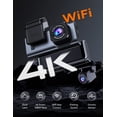 thumbnail image 2 of Dash Cam Navycrest A2 Pro 4K+1080P WiFi delantera y trasera, 2 of 9