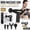 Black, variant on Massage Gun, 6-Speed Deep Tissue Percussion Massager with 4 Interchangeable Heads, Portable Handheld Muscle Massager with Type-C Charging and Up to 3 Hours Battery Life for Back, Neck, Shoulders,