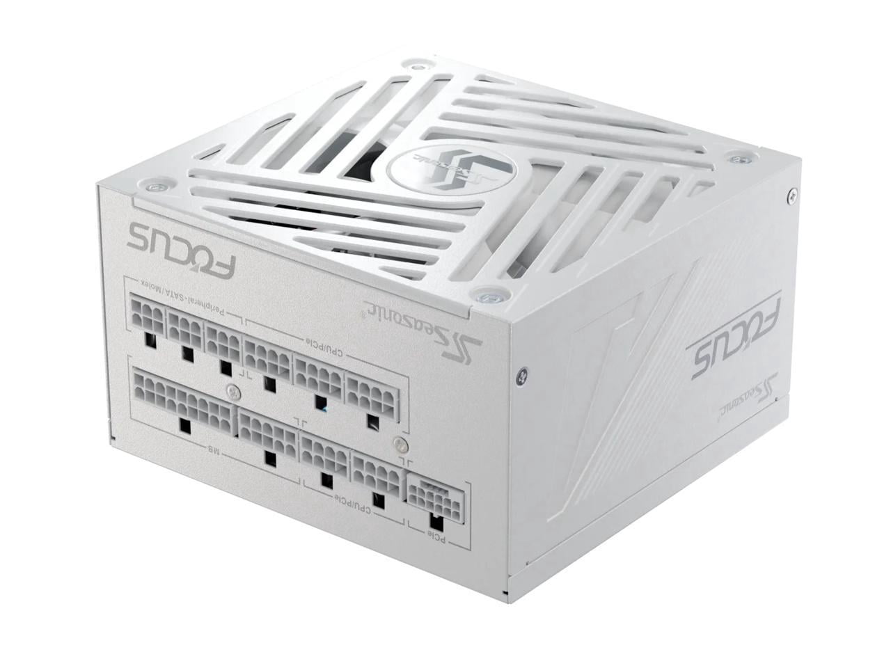 Seasonic FOCUS GX 850W Power Supply ATX 3.1 PCIe 5.1 (12V-2x6) Cybenetics Platinum Fully Modular RTX 5080 AMD RX 9000 Ready White