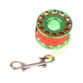 thumbnail image 2 of yotijar Scuba Diving Reel Wreck Cave Finger Spool Wreck Scuba Diving Tech Spool Reel with Double Ended Bolt Snap Clip for Diving Gear Green Reel, 2 of 8