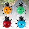 thumbnail image 2 of Pcs Deco en metal mural, objet deco exterieur, deco coccinelle pour clôture de jardin, patio, salon, cabanon Ormromra WLJ-2491, 2 of 5