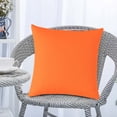 thumbnail image 7 of Outdoor Waterproof cushion wrap, Weather reinforced Patio Cushion wrap for Sofa seat, Modern Solid Color panel Throw Pillowcase 19.7x19.7in (cushion Insert Not Included), 7 of 7