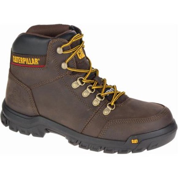 Cat Footwear 230123 Caterpillar Mens Outline Steel Toe Oiled Full Grain Leather Upper Boot - Size 11, Medium