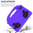 thumbnail image 2 of For TCL Tab 8 LE Thumbs Up Kickstand Shockproof Tablet Case Cover - Dark Purple, 2 of 2
