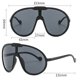 thumbnail image 3 of Gafas de sol oversize de una pieza para mujer, 3 of 5