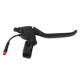 thumbnail image 2 of Manija De Freno De Repuesto Para Scooter Kukirin Max, Manija De Freno Izquierda Ergonómica De aleación De Aluminio Negra Con Cable De 70 Mm, Conector De Doble Pin A Prueba De, 2 of 7