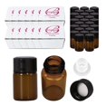 thumbnail image 1 of Beauticom Vial De Vidrio Ámbar De 2 Ml, 144 Piezas, Para Aceites Esenciales, Sueros De Fragancias De Aromaterapia, Rociadores Con Reductor De Orificio Y Cuentagotas, 1 of 5
