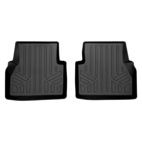 SMARTLINER 2nd Row Custom Fit Floor Liners Compatible with 2019 - 2025 Audi A7 / S7 (Gasoline | Fits Without floor Retentions)
