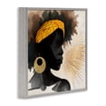 thumbnail image 2 of Stupell Industries Glam Sunburst Silhouette with Headwrap Gray Framed Giclee Art, 17 x 17, by CAD Designs, 2 of 8