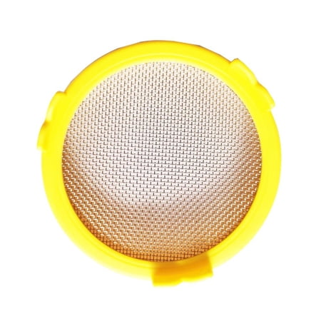 2pcs Metal Seed Growing Germination Garden Supplies For 86mm Jar Sealing Ring Lid Mesh Sprout Cover Strainer Sprouting Lid YELLOW 2PCS