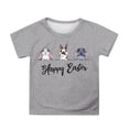 thumbnail image 3 of Girls Summer Tops Size 8 Graphic Short Sleeve Blouse Tops Relaxed Fit Shirts for Girls Back To School Holiday Summer Blouse for Girls, 3 of 5