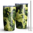 thumbnail image 2 of Camouflage 20oz Coffee Tavel Tumblers, Stainless Steel Mobile Tumbler, Vacuum Insulated Coffee Mug with Lid, Spill-Proof Travel Cup for Hot & Cold Drinks, 2 of 6