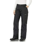 Arctix Women's Premium Slim Fit Insulated Snow Pants, Black, Medium (8-10)