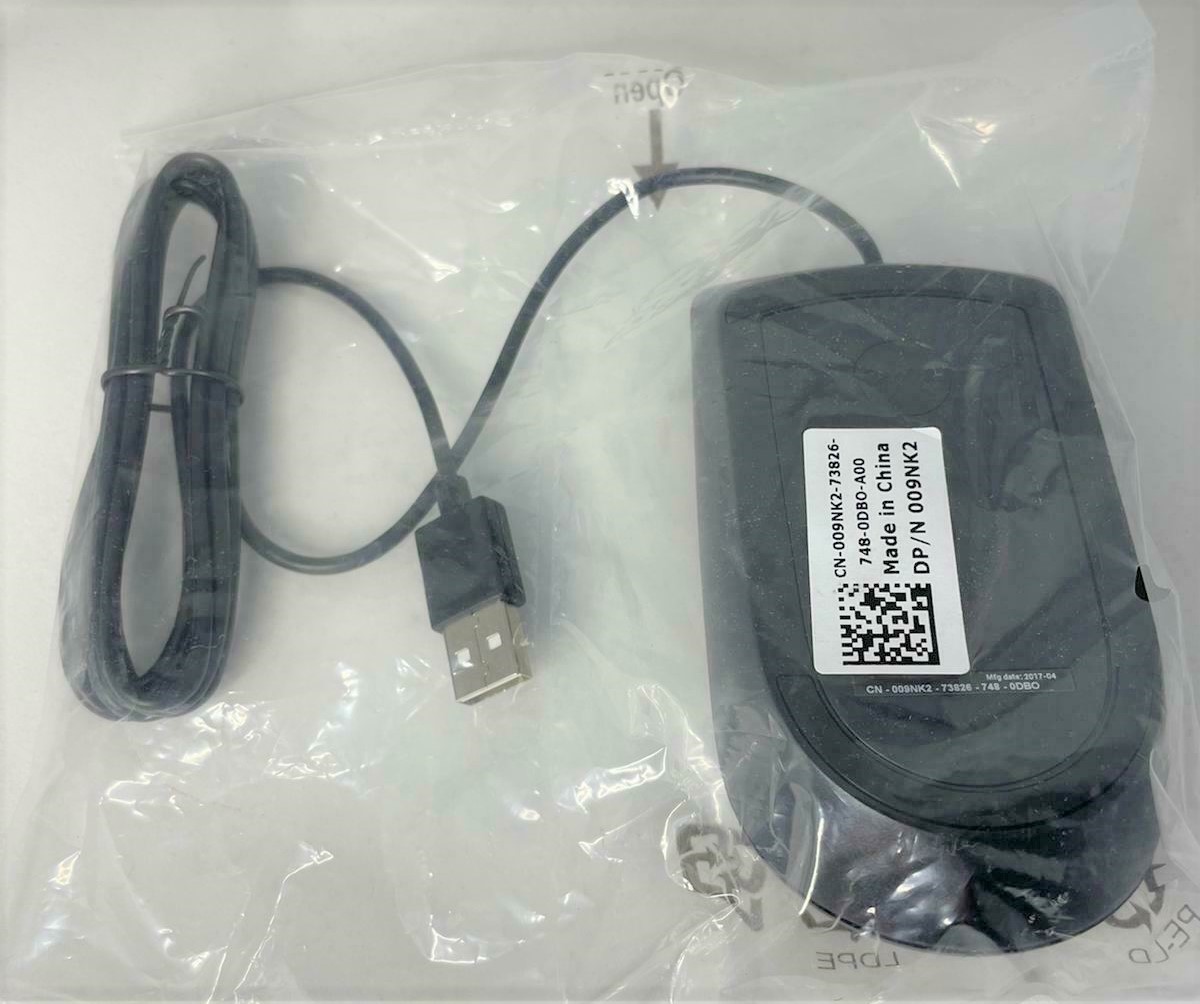 Dell Optical DP/N 009NK2 USB Wired Scroll Mouse Black BRAND NEW SEALED - image 2 of 4