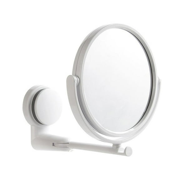 Mirror Makeup Wall Extendable Cosmetic Mounted Vanity Mirrors Foldable Face Round Swivel