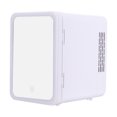 thumbnail image 3 of Mini refrigerador de 4L, diseño de espejo silencioso, refrigerador pequeño, calentador, refrigerador con luz para el hogar, coche, oficina, 110-240V, 3 of 8