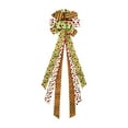 thumbnail image 3 of Fek888 Christmas Bows Small Christmas Tree Bow Red Green White Dots Large Decoration Gift Bow Christmas Decoration, 3 of 6