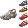 thumbnail image 4 of Sandalias ortopédicas para mujer Cómodas zapatillas de verano con punta cerrada, 4 of 5
