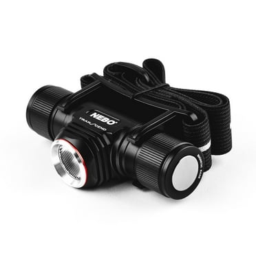NEBO TRANSCEND Rechargeable Headlamp - 1,000 Lumen Lumen Turbo Mode, Brightest Rechargeable Headlamp and Flashlight