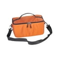 thumbnail image 3 of Bolsa de lente de cámara Bolsa de cuerpo cruzado Bolsa de fotografía con correa para hombro extraíble Bolsa de almacenamiento de cámara acolchada para Naranja, 3 of 8