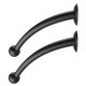 thumbnail image 5 of 1 par de ventosas de silicona para casco, con forma de antena y tentáculos, para decorar cascos de motocicleta (par de tentáculos negros), 5 of 7