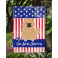 thumbnail image 3 of Carolines Treasures BB3139GF Patriotic USA Chow Chow Cream Garden Size Flag, 3 of 3