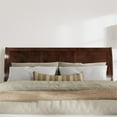 thumbnail image 2 of Maklaine Portland King Sleigh Wood Headboard in Walnut, 2 of 8